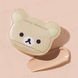 MilleFee - Cojín de Espuma Rilakkuma Marshmallow Fit - Almohadilla ultra suave de alta densidad