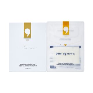 Ensemble de masques détoxifiants épidermiques Dermall Matrix (23 ml x 4 feuilles)