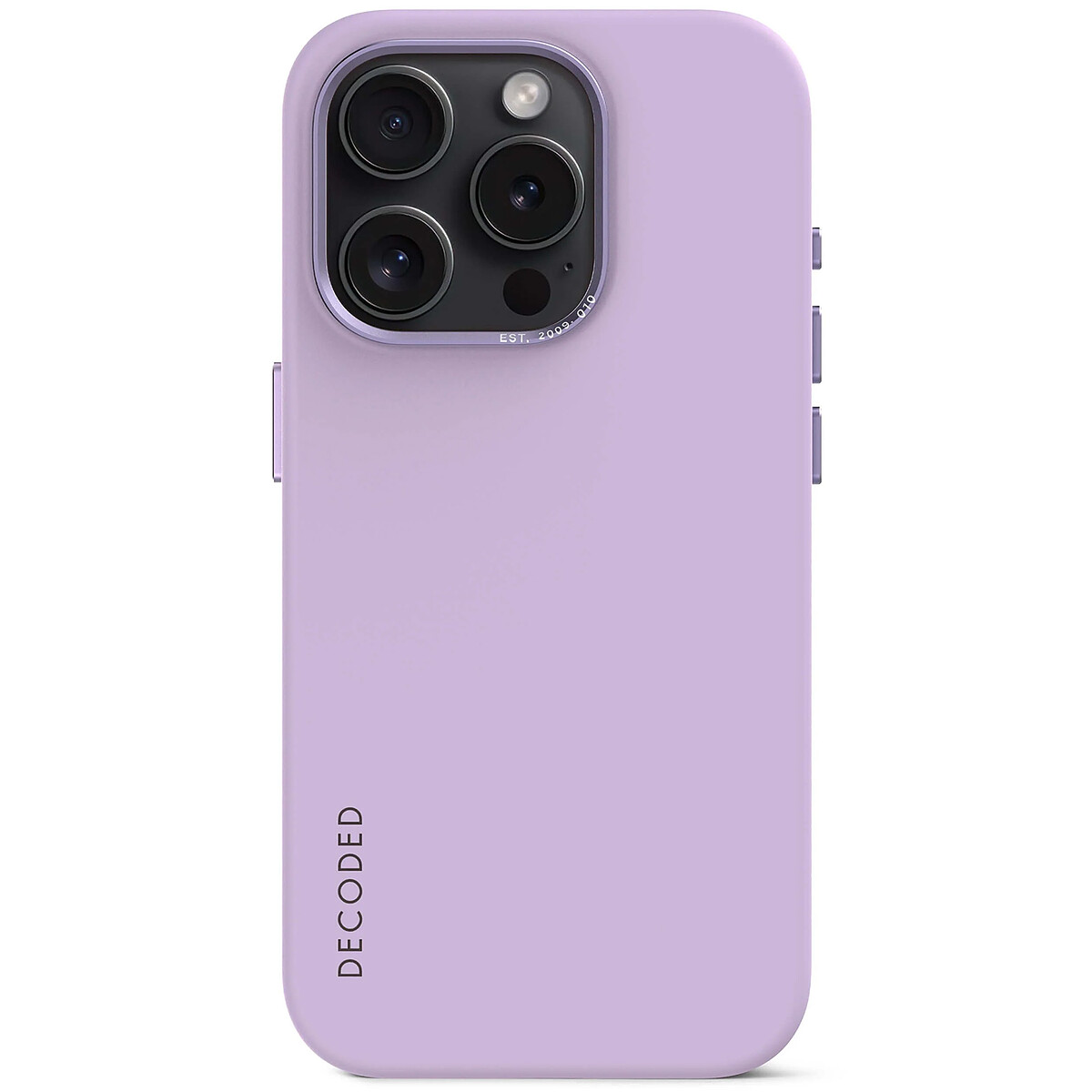 DECODED Coque Silicone Lavande iPhone 15 Pro