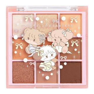 Paleta de sombra de ojos Maruka Mikko - Marrón, 9 colores