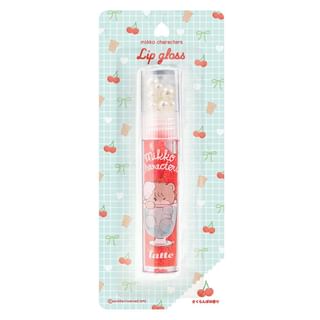 Brillo labial Maruka Mikko Latte - Rojo, 1 unidad