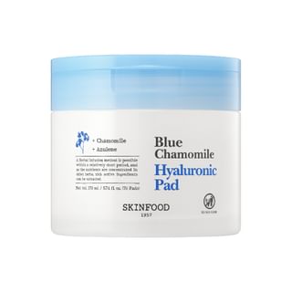 SKINFOOD Blue Chamomile Hyaluronic Toning Pads (70 pads)