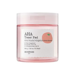 Padas tónicas SKINFOOD con extracto de toronja rosa y AHA