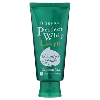 Espuma limpiadora calmante Shiseido Senka Perfect Whip de bajo pH con cica 100g