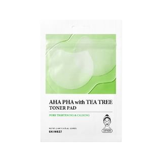 Pad para el tono de piel EUNYUL SKIN627 AHA PHA con árbol de té, 10 unidades
