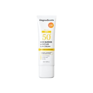 Crema solar hidratante barrera de la piel Ongredients