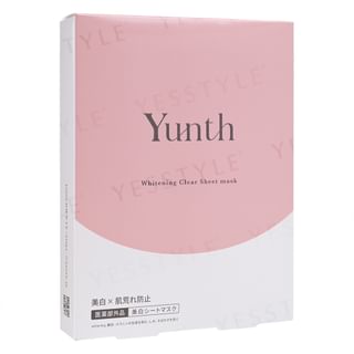 Yunth Whitening Clear Sheet Mask (22ml x 6)