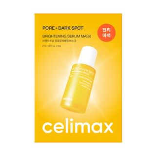 Masques en tissu Celimax avec sérum éclaircissant Pore+