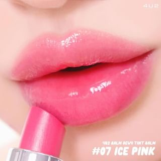 Bálsamo 4U2 Brillo Húmedo Tint 07 Rosa Helado