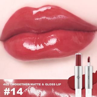 Dúo de labios mate y brillante 4U2 - Whisky & Soda (14)
