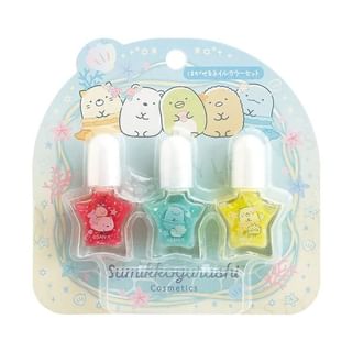 Set de esmalte de uñas San-X Sumikko Gurashi B (3 uds)
