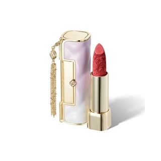 Lápiz de labios Florasis floreciente - Rojo mate suave Love Lock, Sakura Bliss