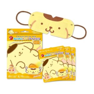 Máscara caliente para los ojos Sun Smile con personaje de Sanrio Pompompurin (3 unidades)