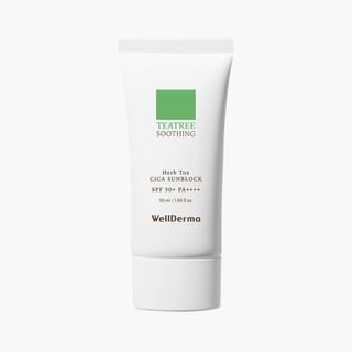 WellDerma - Protector solar herbales Tox Cica con árbol de té 50ml