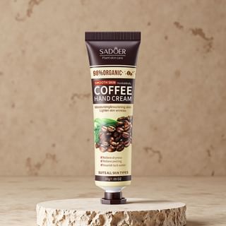 Crème mains apaisante au café SADOER - Crème pour les mains à l'extrait de café