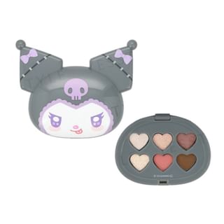 Paleta de sombras de ojos SHOBIDO Sanrio Kuromi, Rosa Coral