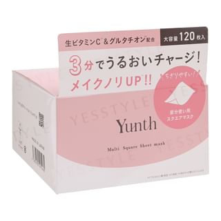 Máscara facial cuadrada de uso múltiple Yunth (120 unidades)