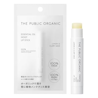 Lápiz labial hidratante The Public Organic con limón y salvia clarisa