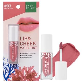 Baby Bright Matte Lip & Cheek Tint - Deep Sea Coral (03)