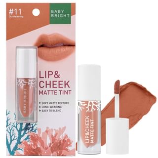 Brillo Mat de Bebé para Labios y mejillas - Halabong 11 (Seco)
