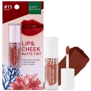 Baby Bright Matte Lip & Cheek Tint - 15 Dry Leaf