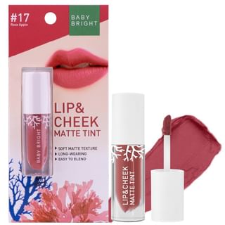 Brillo mate de labios y mejillas Baby Bright - 17 Rosa Manzana