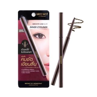 Lápiz de Ojos Interior Browit - Marrón Profundo (Delgado y Resistente al Agua)