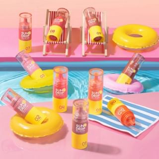 Cathy Doll - Rubor Solar Líquido Sundrop con SPF 50+ PA++++ en naranja pop