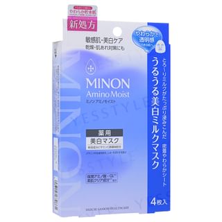 Masque en lait éclaircissant Minon Amino Moist (4 unités)
