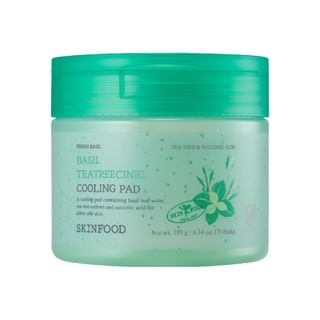 SKINFOOD Basil Teatreecinic Cooling Pad 70 Pads