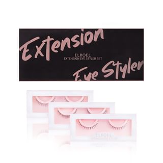 Set de 10 extensiones para ojos ELROEL