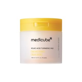 Medicube Kojic Acid Turmeric Pad - Brightening Spot-Fading Toning Disks