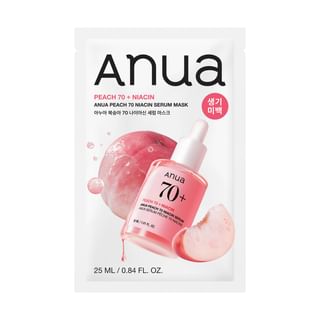 Masque en feuille sérum Anua Peache 70 (version automne 2025) - 25 ml