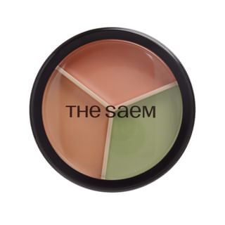 Corrector de maquillaje The Saem Triple Pot Perfecto - 11 tipos, versión 2025 - #10 Beige