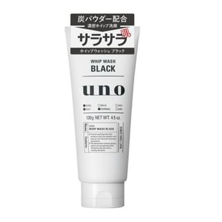 Limpiador Shiseido Uno Whip Negro 130g