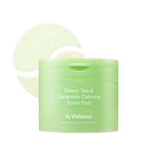 By Wishtrend Green Tea & Ceramide Calming Toner Pads