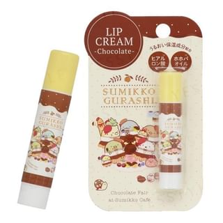SHOBIDO Sumikko Gurashi Lip Balm, Chocolate