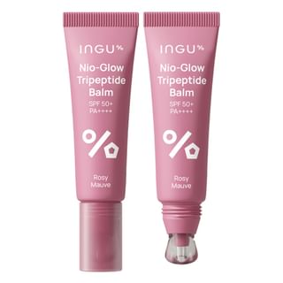 Bálsamo labial INGU Nio-Glow Tripepito con SPF 50+ PA++++ Rosa Púrpura - 10 ml