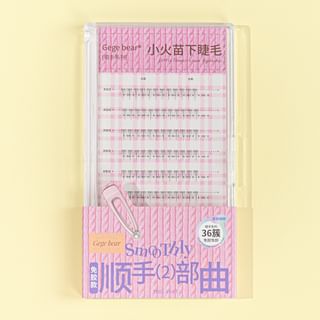 Gege Bear Lower Eyelashes - #06 Little Flames (36 Clusters)