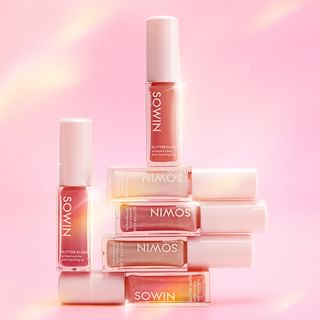 Brillo labial con destello de vidrio SOWIN - 6 tonos Frosty Gleam - 8g