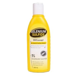 Champú calmante anticaspa de DDConcept con selenio sulfuro, 1% - 200 ml