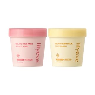 Paquete para el cabello Lilyeve Gelato - Plátano Suave (200 ml)