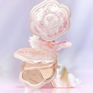 Paleta de contorneo COLORROSE CR726 - Diseño embosado de 3 colores (Glowy, 9g)