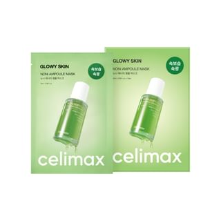 Ensemble de masques en tissu Celimax avec ampoule de noni - Revitalisants et hydratants