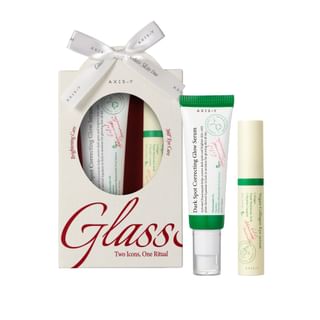 AXIS-Y Glass Skin Duo Set (2 pcs) - Dark Spot Serum & Vegan Collagen Eye Serum