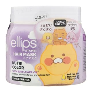 Máscara capilar Ellips Kakao Friends Vitamina Nutri Color 200g