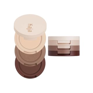 Paleta de sombras de ojos Kaja Bento Belleza - 13 tonos neutros