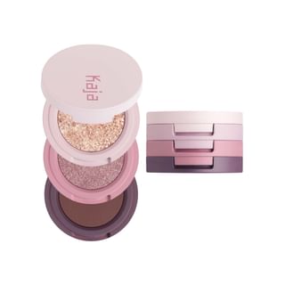 Paleta de sombras para ojos Kaja Bento Belleza - Mauve Bouquet (13 colores)