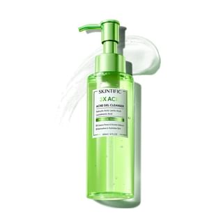 Nettoyant gel acide 3X SKINTIFIC pour l'acné, 120 ml
