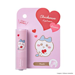 Crema de labios Lovisia Serie Corazón Chiikawa - Melocotón